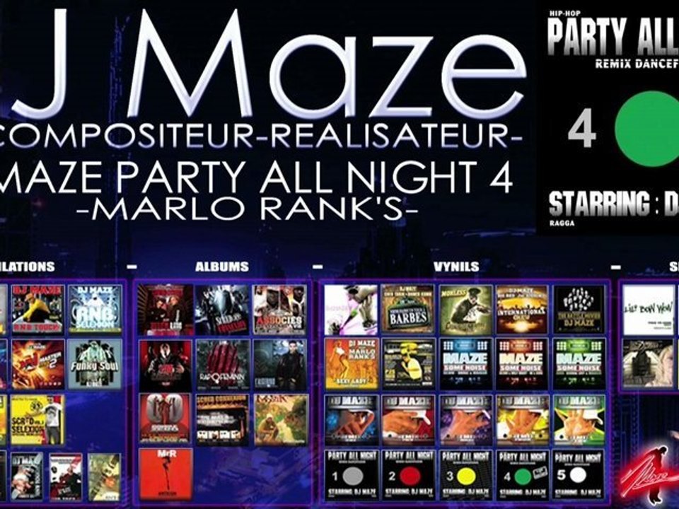 DJ MAZE Party all night 4: MARLO RANK'S (SIDE B)