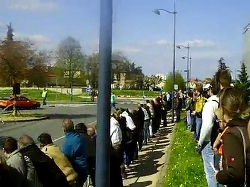 Toyota AE86 drift déjantage slalom belleville 11/04/2010