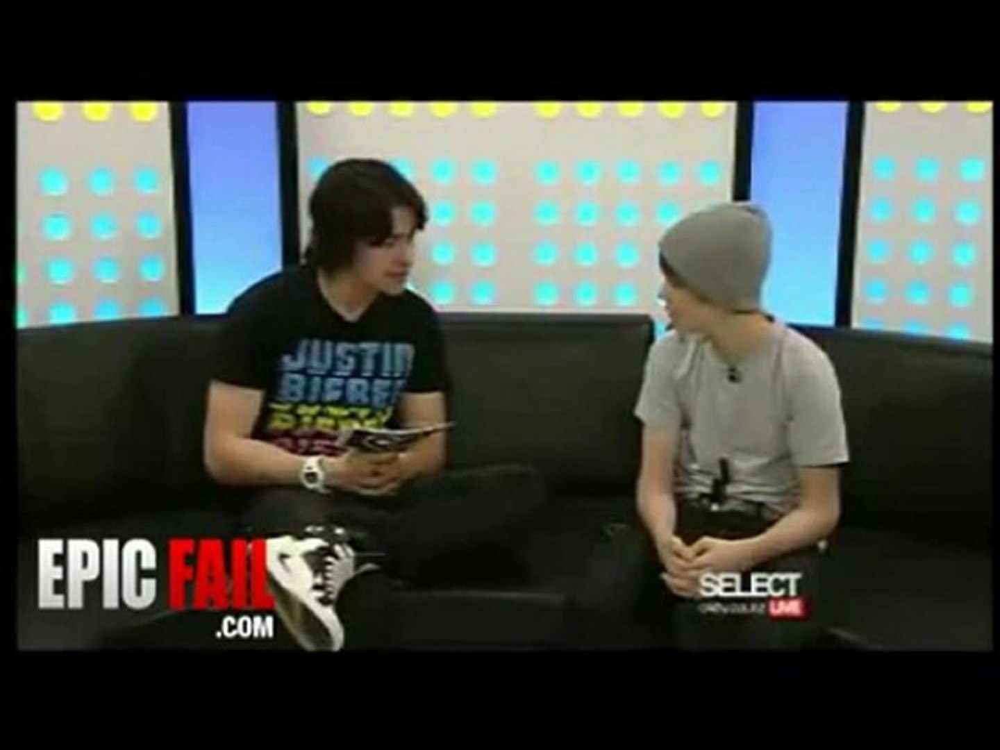 Justin Bieber Fail
