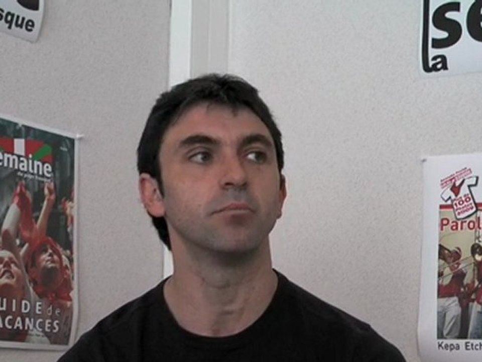 Xabi Larralde, Batasuna, La Semaine du Pays Basque
