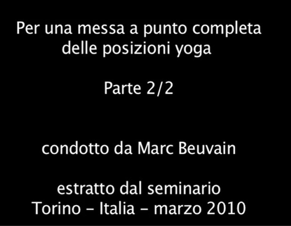 per una messa a punto completa delle posizioni yoga 2/2