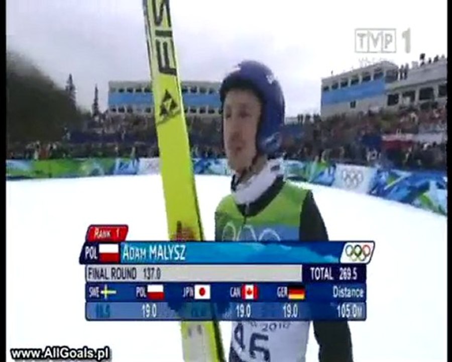 Adam Małysz na IO Vancouver 2010