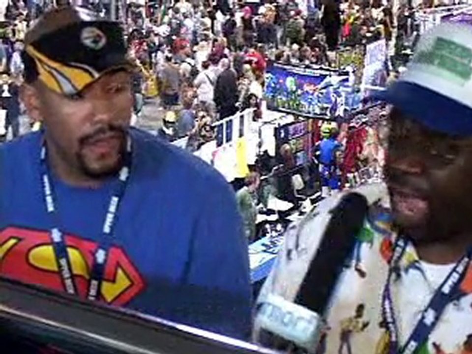 Comic-Con - Opening, Monica & Ty Dion Johnson - Interviews