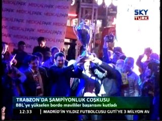 Trabzon'da Şampiyonluk Coşkusu