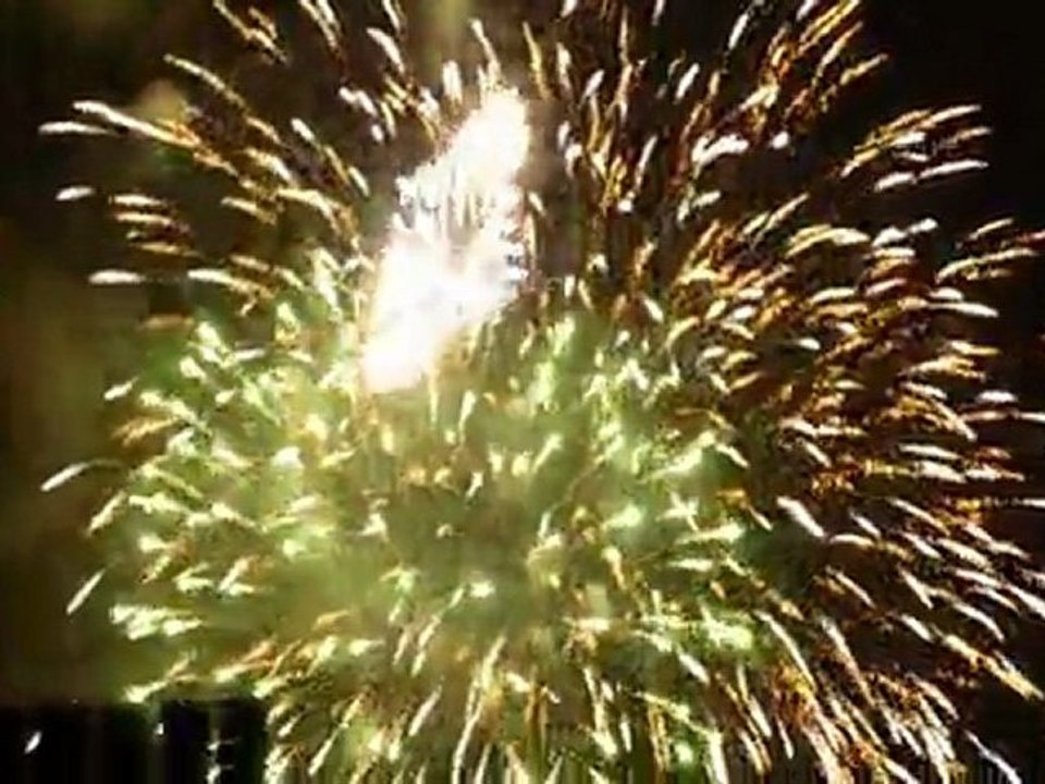 Feu d'artifices stade Vélodrome Marseille champion de France