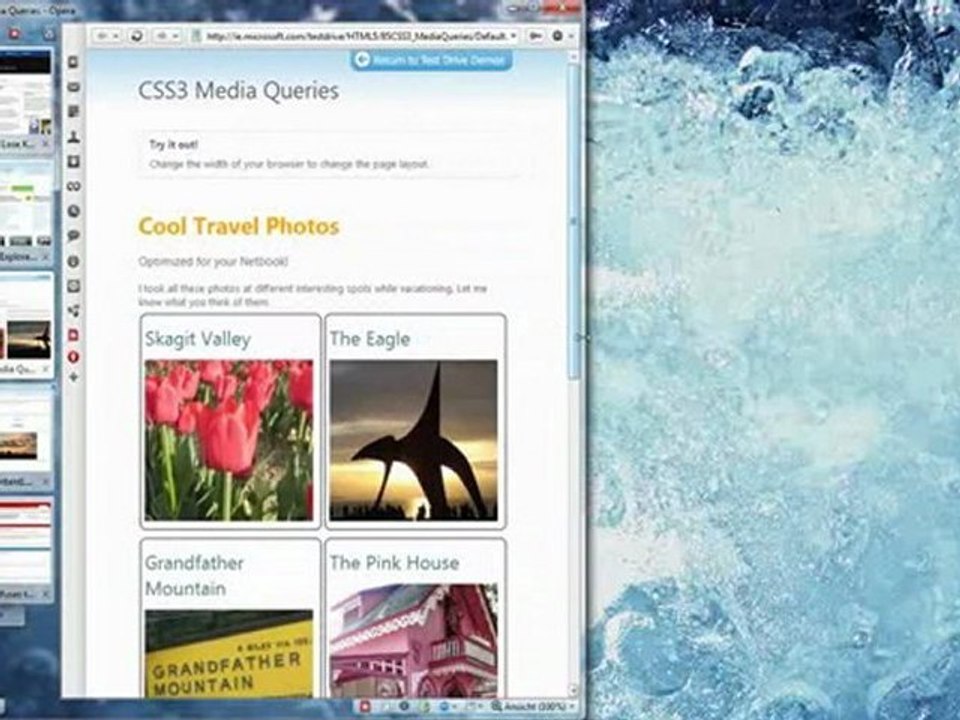 Problem with CSS3 Media Query and window resizing in Opera