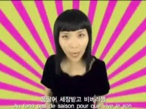 Chanson française repris en coréen
