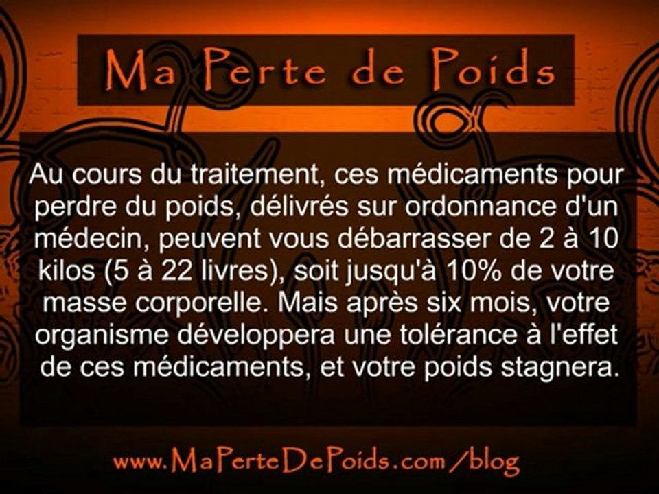 Ma Perte de Poids - Les Pilules de Regime ...