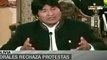 Morales rechaza protestas contra los salarios