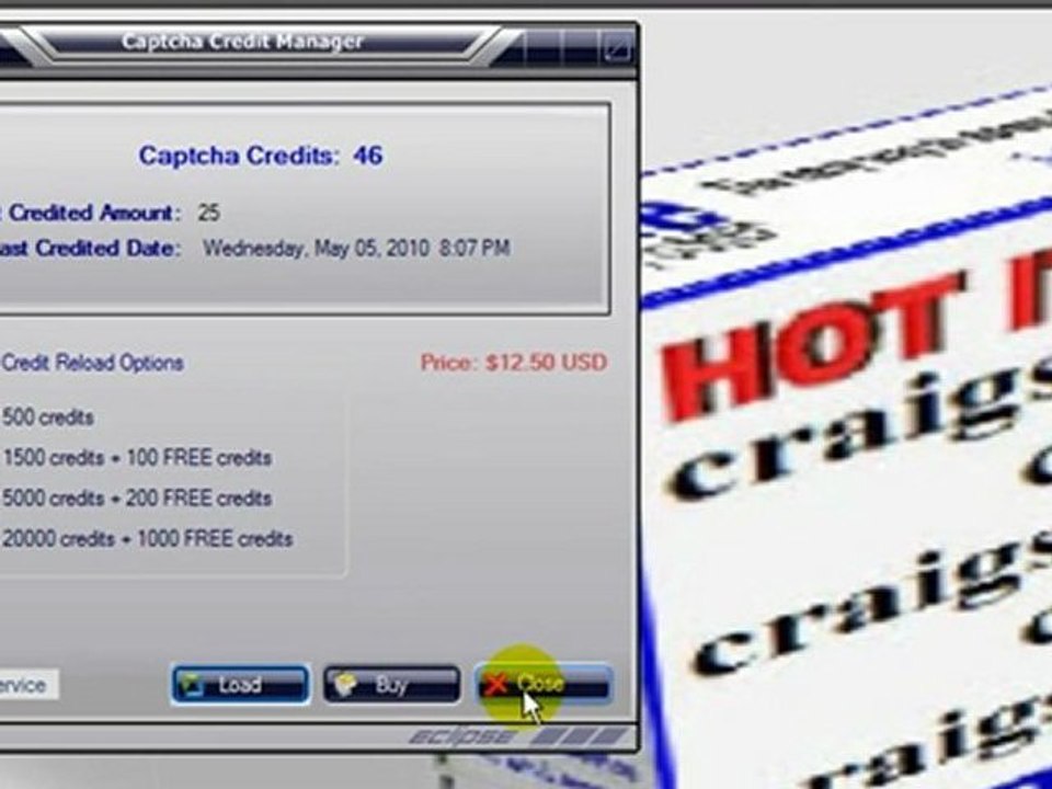 Craigslist - How to load Capthas Cute Auto Poster