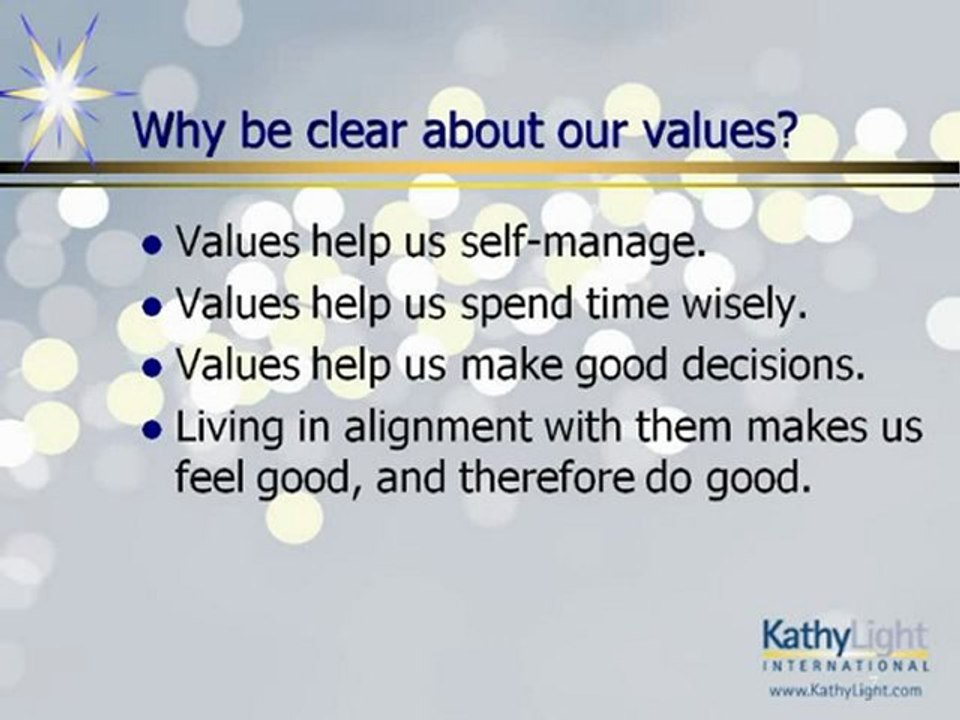 Kathy Light - Live Your Values