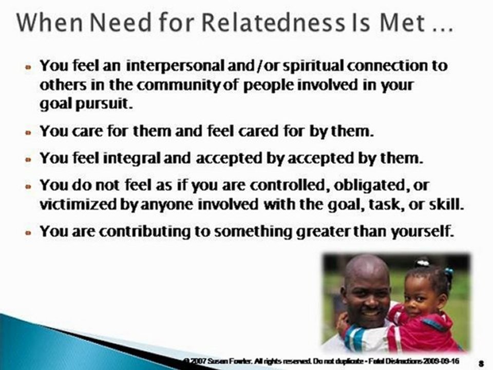 Susan Fowler - Three Nutriments of Motivation