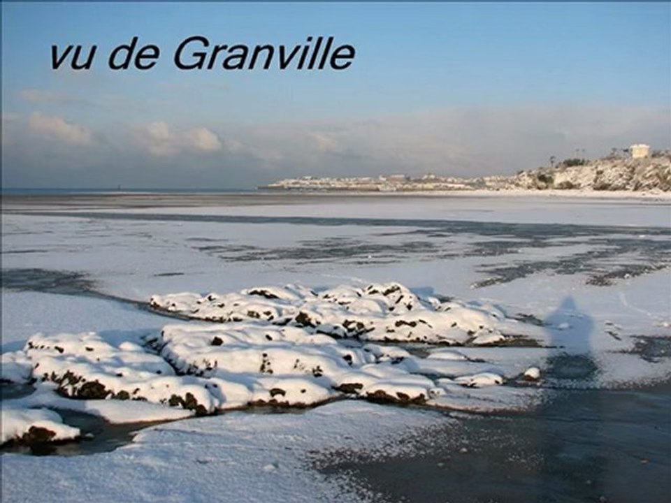 Images de Granville et St.Nicolas-Plage un jour d'hiver 2010