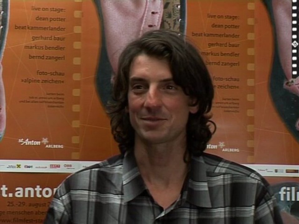 Dean Potter beim 15. Filmfest St. Anton