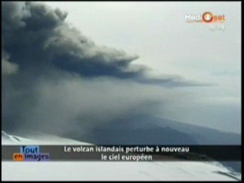 Le volcan Islandais perturbe le ciel Europeen