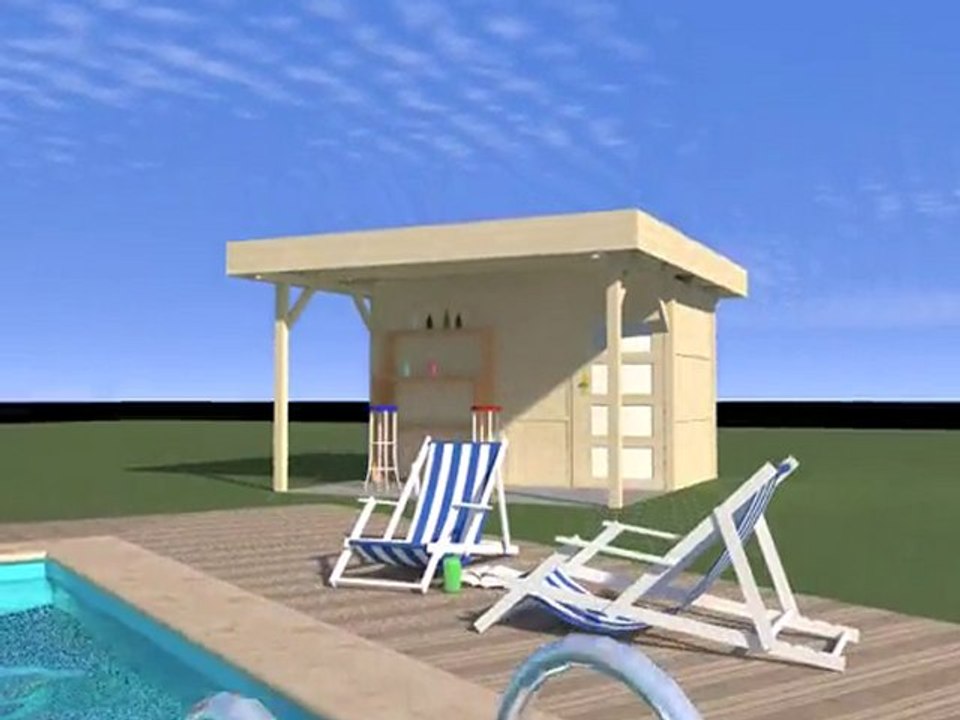 Présentation abri de jardin en bois Aosta sur ParlonsJardin