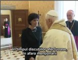 Benedict al XVI-lea şi preşedintele Confederaţiei Elveţiene