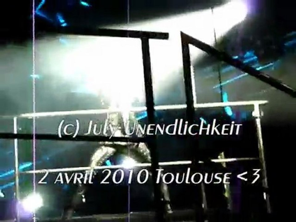 "Durch Den Monsun" Tokio Hotel à Toulouse le 04 avril 2010