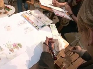 Dessin et aquarelle à l'Atelier 100 - partie 13