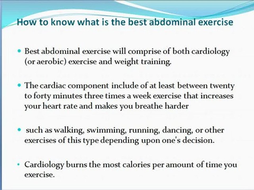 Abdominla exercise