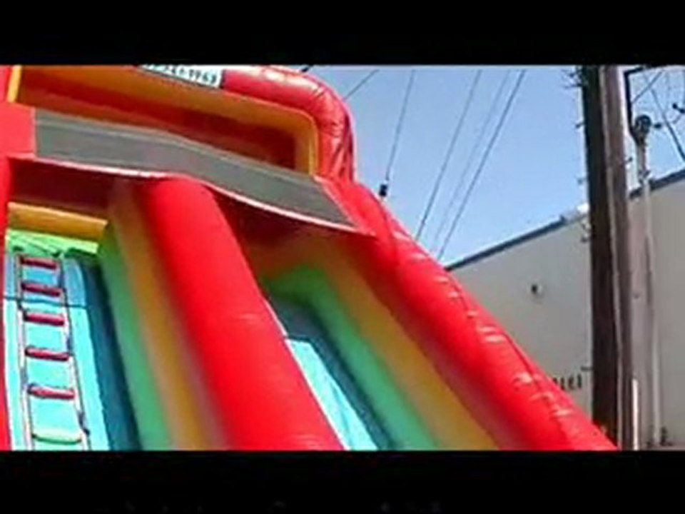 Inflatable 18ft slides