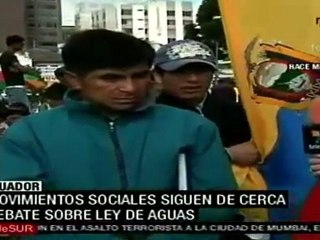 Indígenas exigen autoridad plurinacional que controle agua