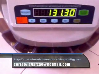 contadora de monedas