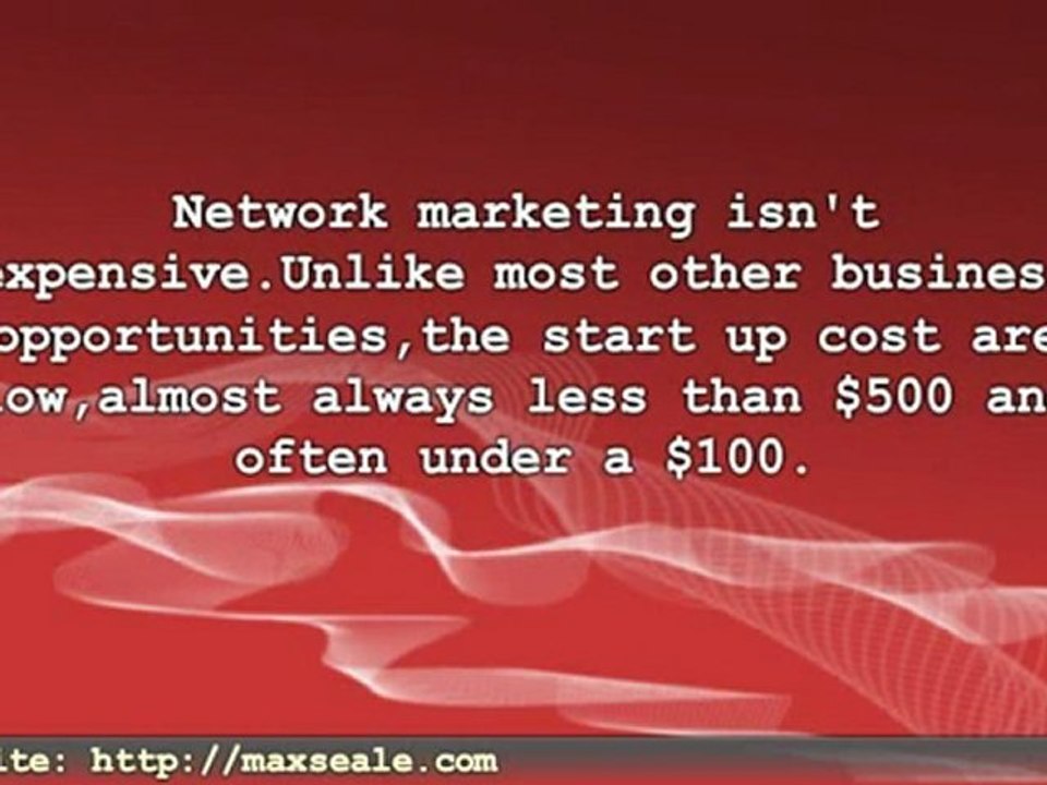 What Network Marketing Isn't,