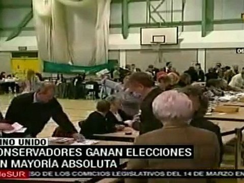 Conservadores ganan elecciones en Reino Unido (sondeos)