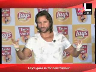 Saif Launches New Lays Flavours
