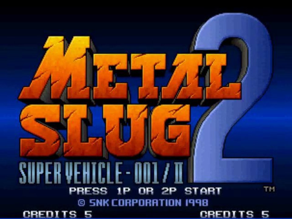 Metal Slug 2 - Super Vehicule 001-II [neogeo] videotest
