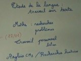 Une journée dans la classe de CM1-CM2
