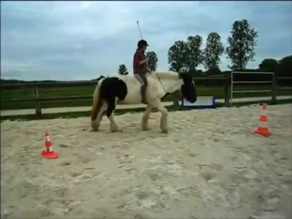 Thorgalou et moi, petite séance liberté + cordelette