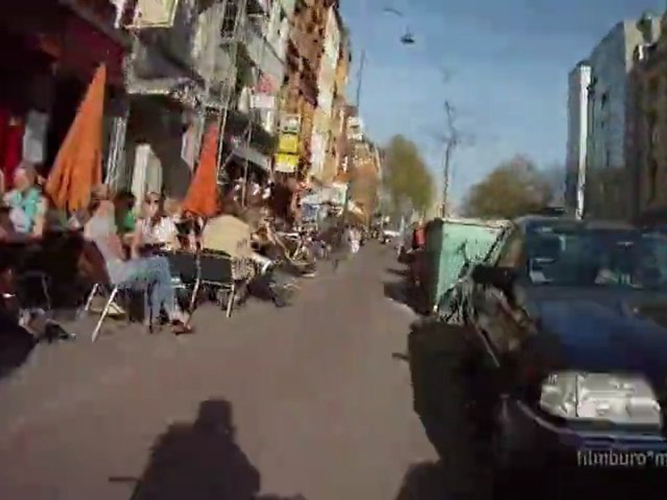 Köln mit dem rad (contour hd 1080p helmkamera)