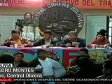 Central Obrera Boliviana decreta huelga indefinida