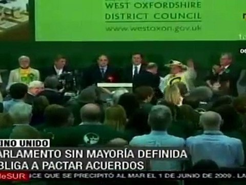 Conservadores británicos ganan las elecciones sin mayoría