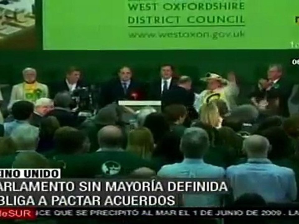 Conservadores británicos ganan las elecciones sin mayoría
