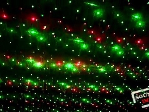 Star Ball Galaxy, Laser vert et rouge effet ciel étoilé