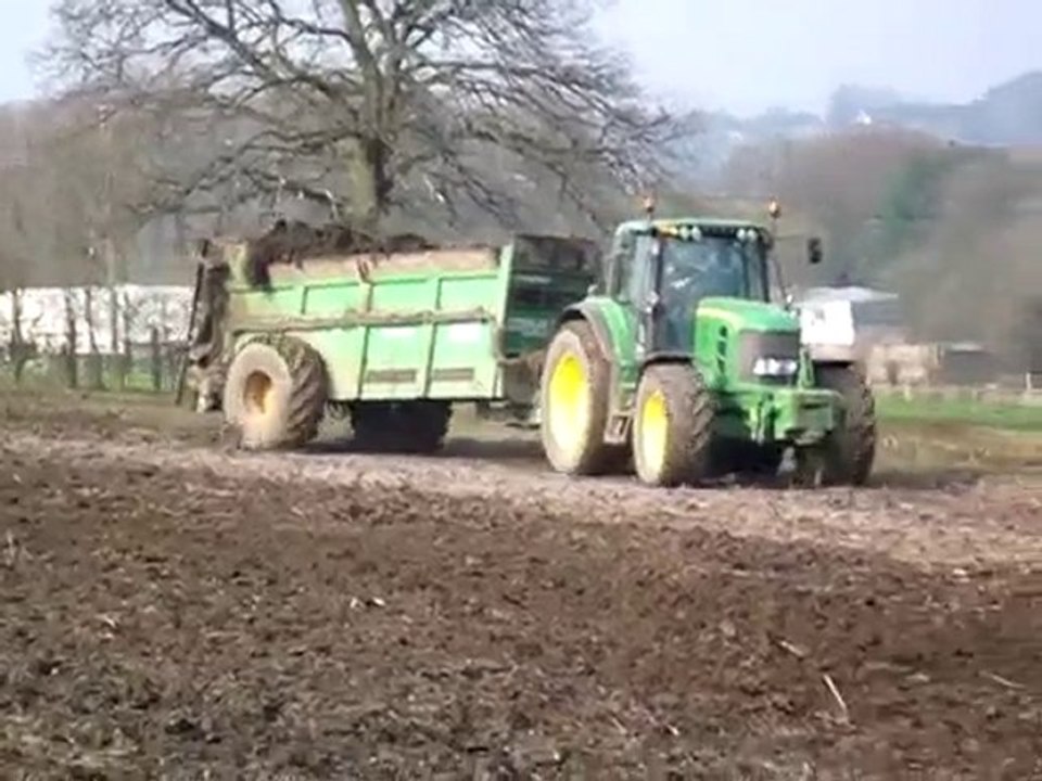 Evrard à l'épandage de Fumier 2010