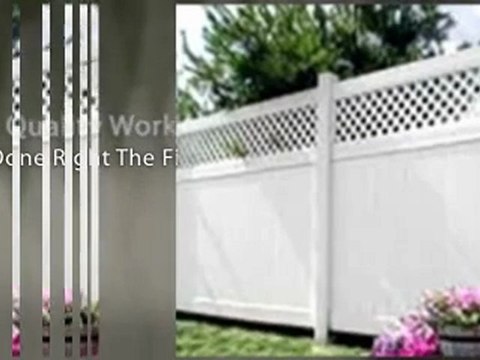 A New Jersey Fence contractor installing fences in middlese