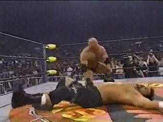 spring stampede 1998 intro and goldberg vs saturn
