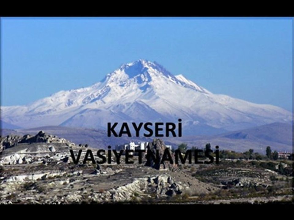 kayseri vasiyetnamesi