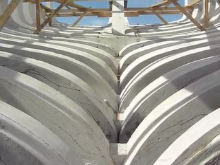 Ballade dans une charpente. Biche le 27 avril 2010