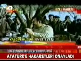 ATATÜRKe hakaret eden ÖCALAN ve Yalçın KÜÇÜK