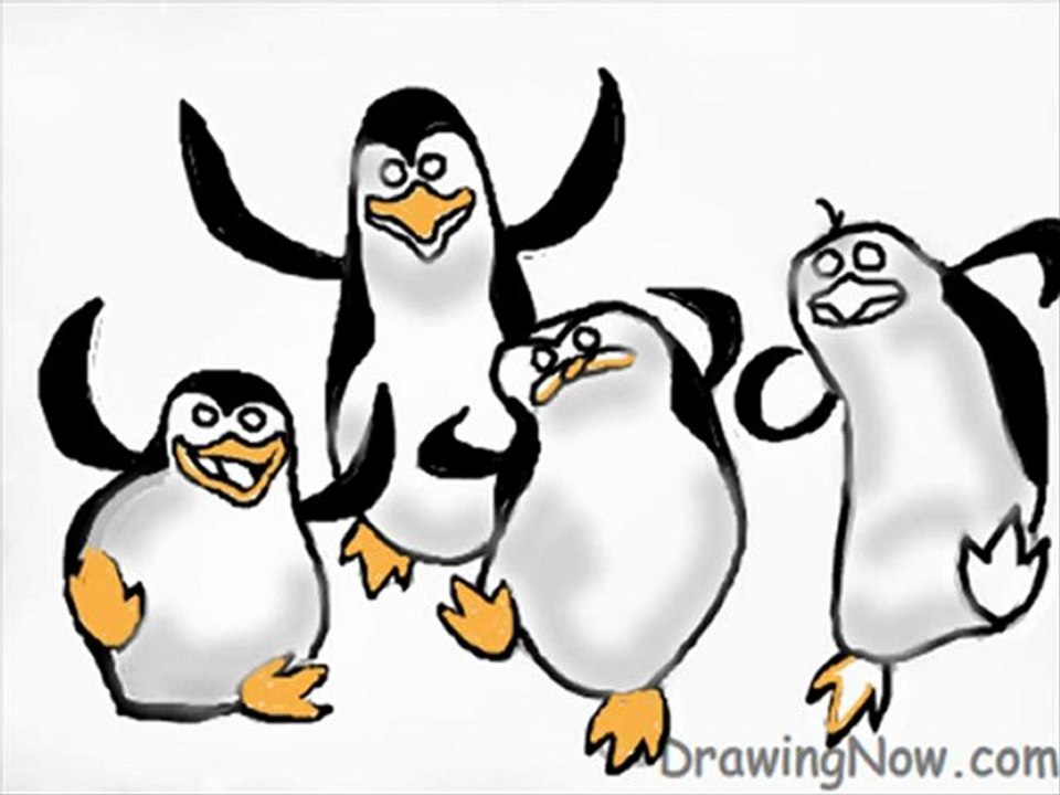 How To Draw The Penguins Of Madagascar