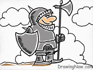 How to Draw A Knight In Armour
