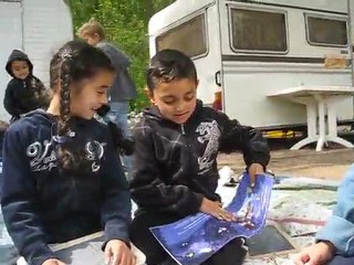 Temps de lecture en atelier de rue