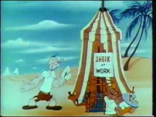 Popeye the Sailor - A Wolf in Sheik's Clothing (1948)