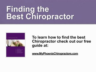 Phoenix Chiropractor Treatment Guide