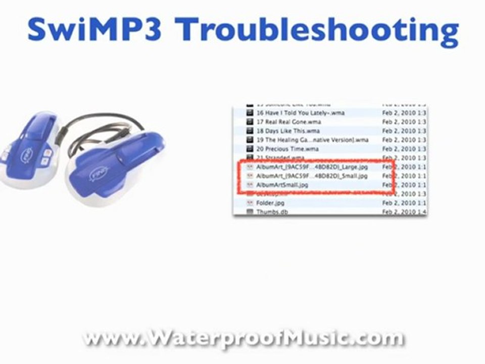 Swimp3 Problems - Troubleshooting Your Swimp3 Mp3 Player